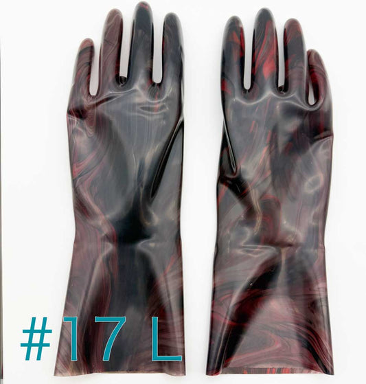 UNIQDSN ART SERIES マーブル #17 L - MARBLE GLOVES (Mid-Arm)