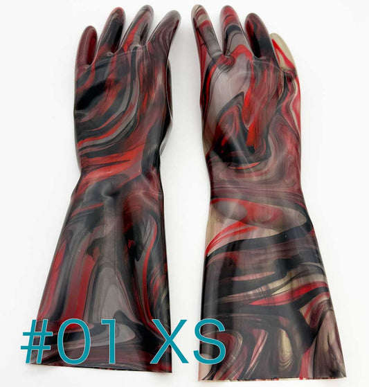UNIQDSN ART SERIES マーブル #01 XS - MARBLE GLOVES (Mid-Arm)