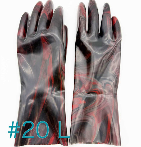 UNIQDSN ART SERIES マーブル #20 L - MARBLE GLOVES (Mid-Arm)