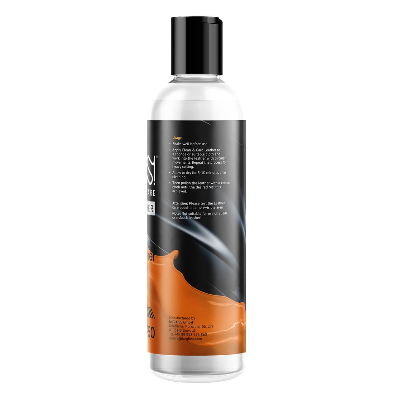 beGLOSS Clean & Care Leather 250ml(レザーケア)-即納-