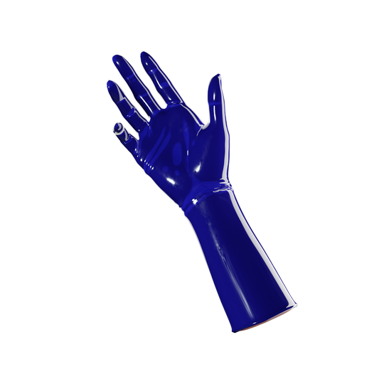 UNIQDSN Cobalt Blue Gloves (Mid Arm)