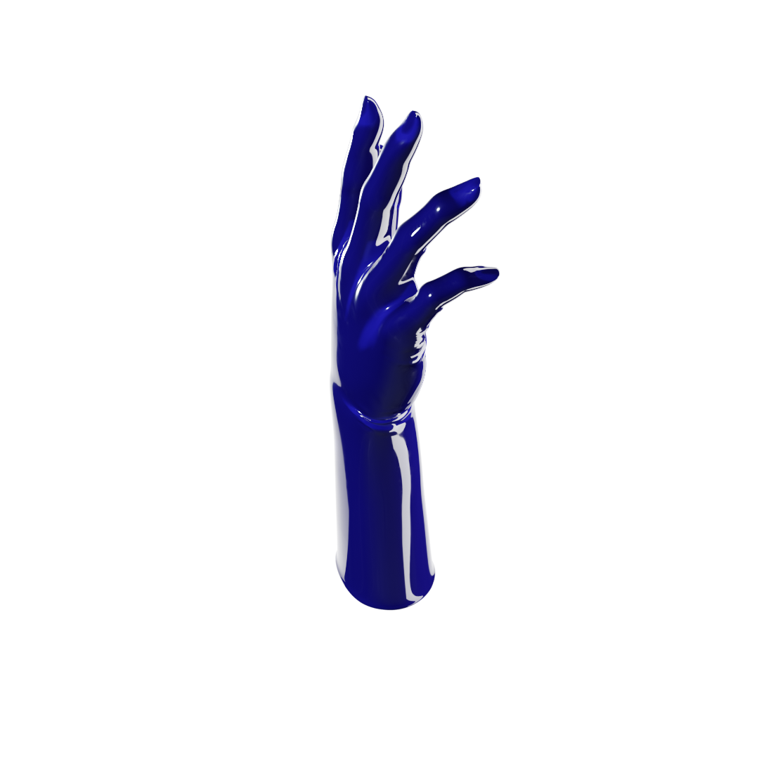UNIQDSN Cobalt Blue Gloves (Mid Arm)