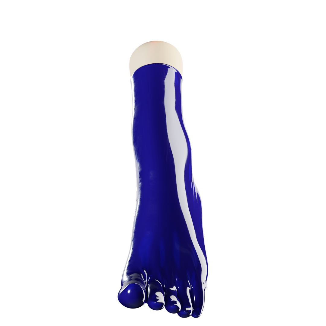UNIQDSN Cobalt Blue Toe Socks (Ankle High)