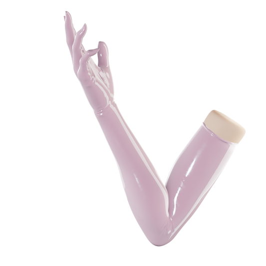 UNIQDSN Dolly Pink Gloves (Opera Length)