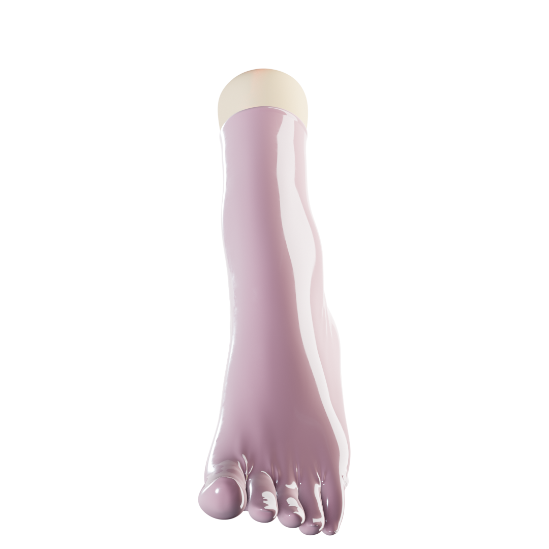 UNIQDSN Dolly Pink Toe Socks (Ankle High)
