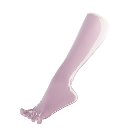 UNIQDSN Dolly Pink Toe Socks (Knee High)