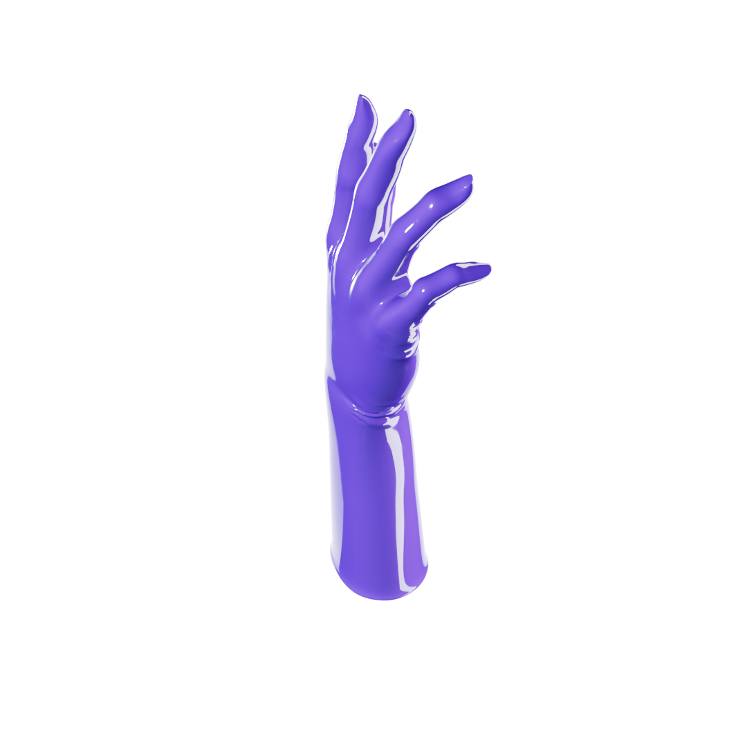 UNIQDSN Lavender Purple Gloves (Mid Arm)