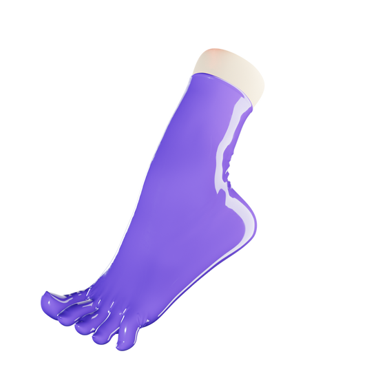 UNIQDSN Lavender Purple Toe Socks (Ankle High)