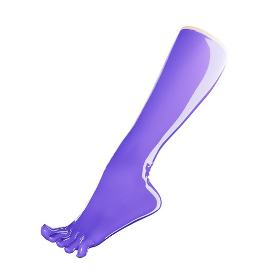 UNIQDSN Lavender Purple Toe Socks (Knee High)