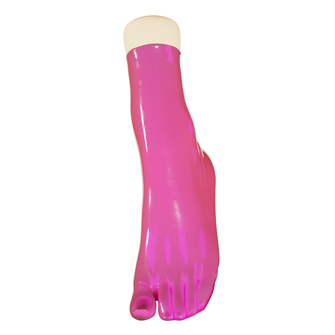 UNIQDSN Dragonfruit Pink Tabi Socks (Ankle High)