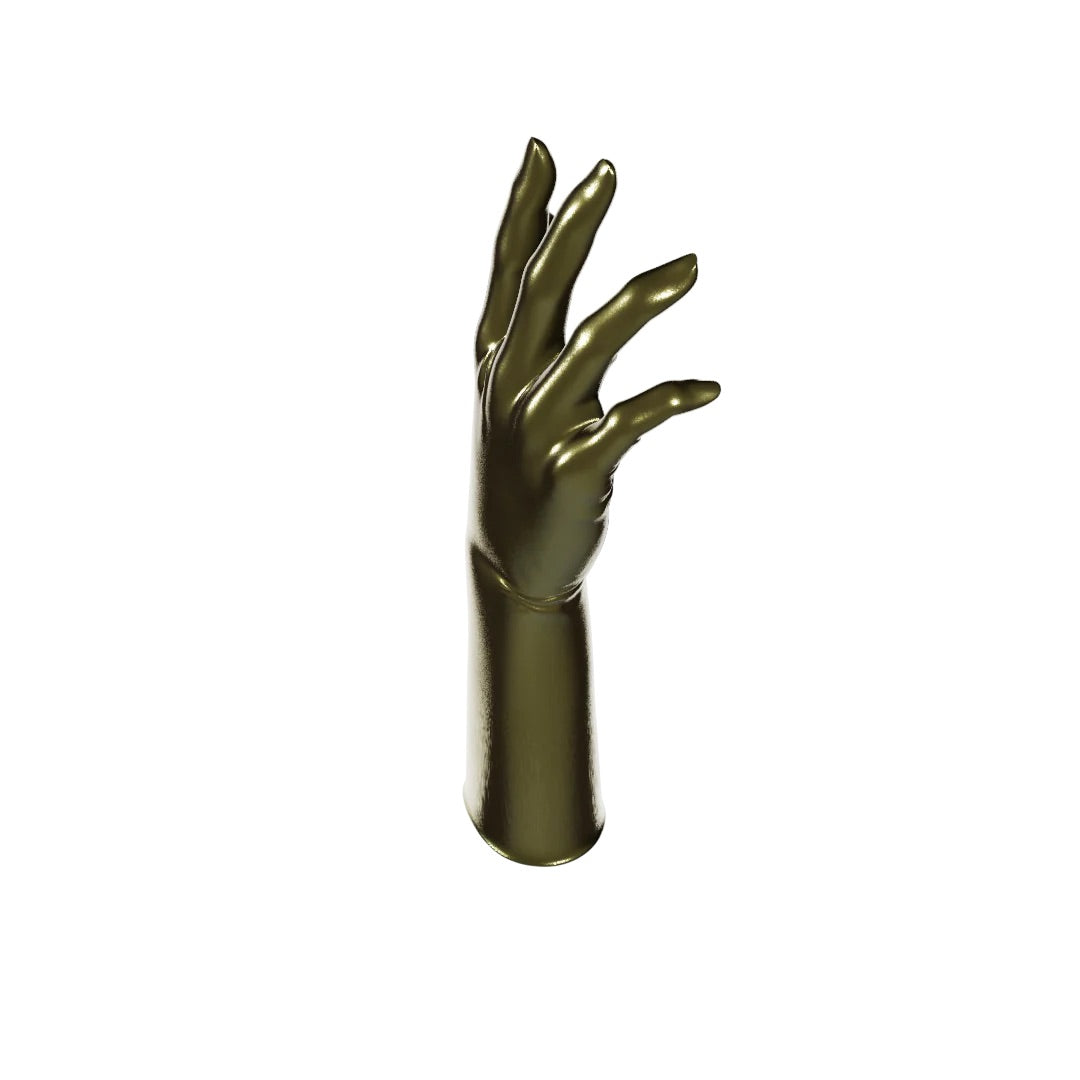 UNIQDSN Pyrite Gold Gloves (Mid-Arm Length)