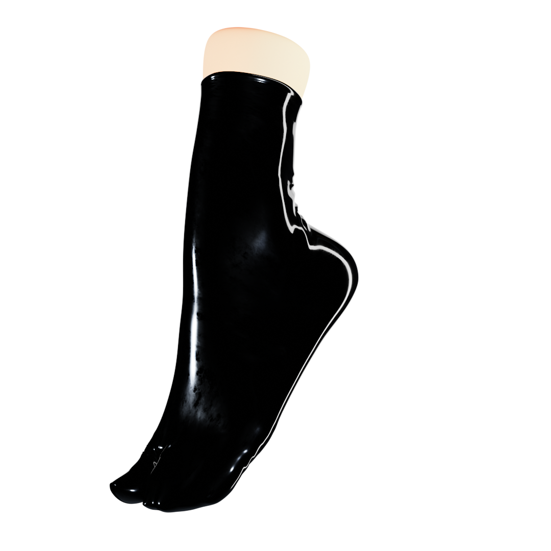 UNIQDSN Obsidian Black Tabi Socks (Ankle High)