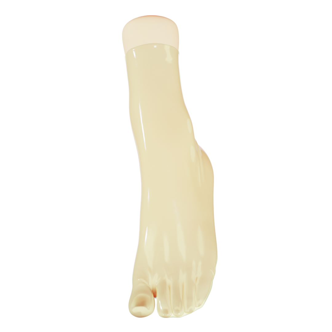 UNIQDSN Trans Natural Tabi Socks (Ankle High)