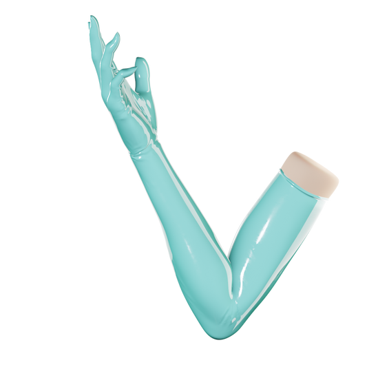 UNIQDSN Mystic Jade Gloves (Opera Length)