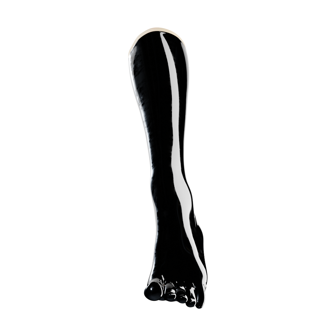 UNIQDSN Obsidian Black Toe Socks (Knee High)