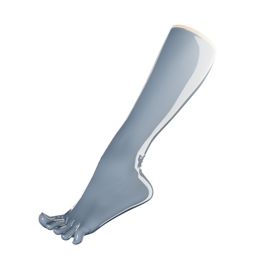 UNIQDSN Slate Gray Toe Socks (Knee High)