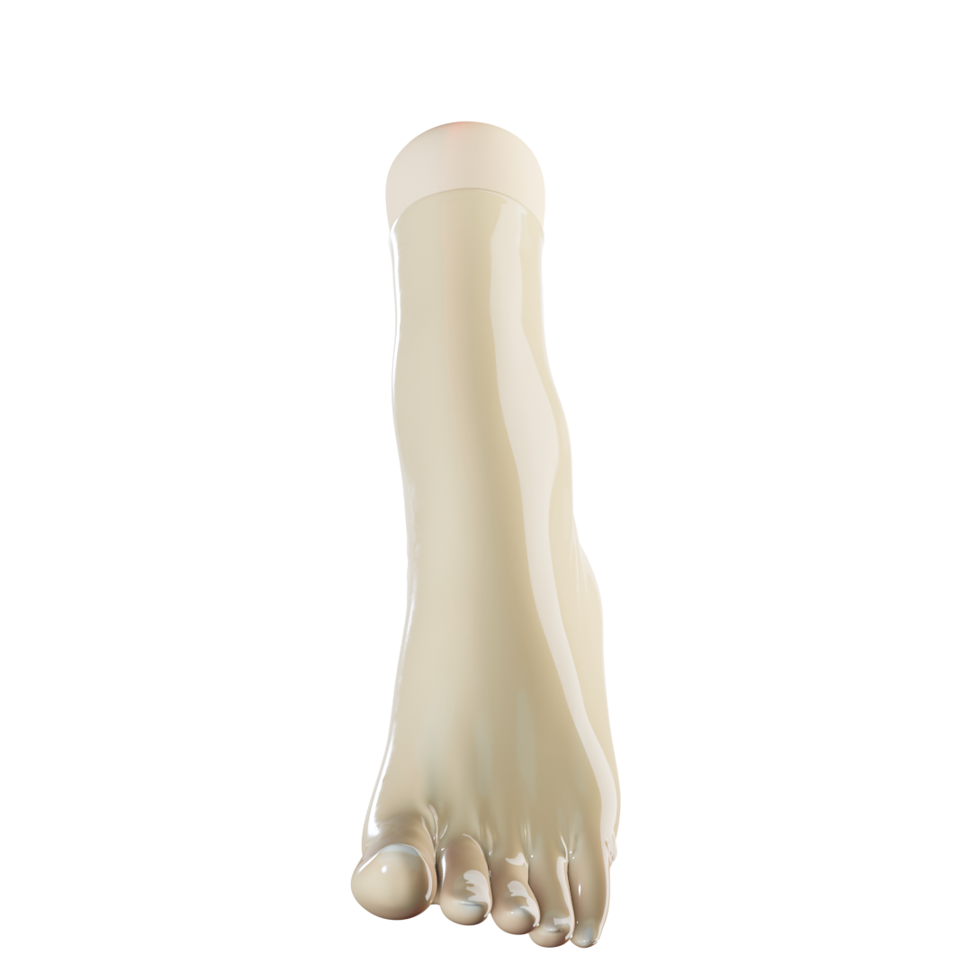 UNIQDSN Translucent Natural Toe Socks (Ankle Length)