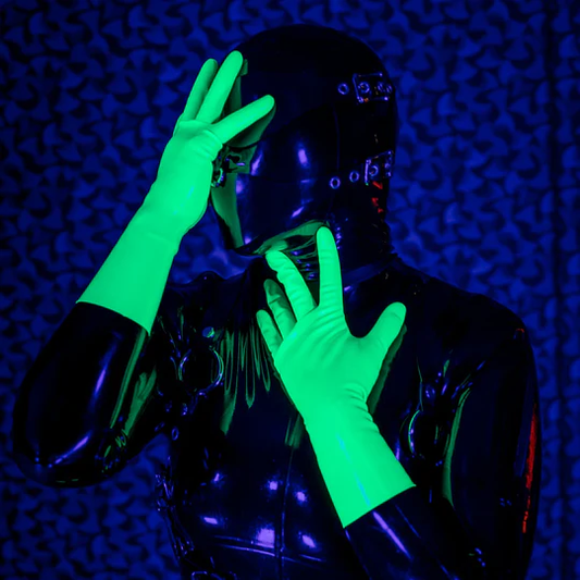 UNIQDSN UV Green Gloves (Mid-Arm)