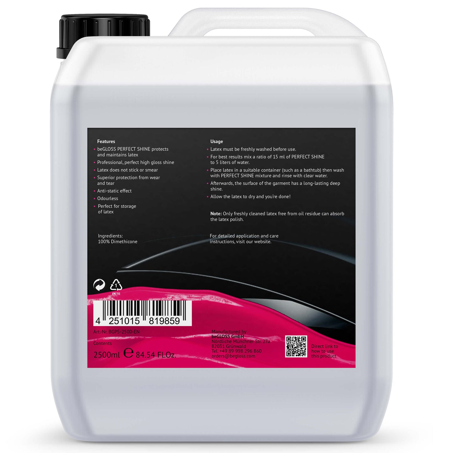 beGLOSS Perfect Shine 2500ml