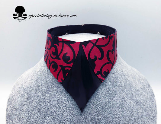 kurage latex choker クラゲラバー チョーカー アラベスク 赤