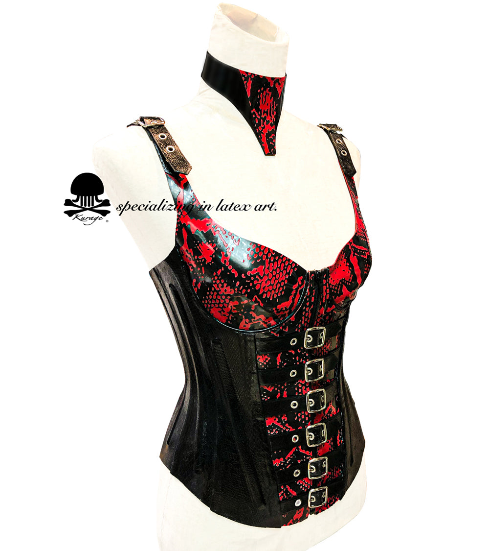 kurage latex corset クラゲ ラバー コルセット