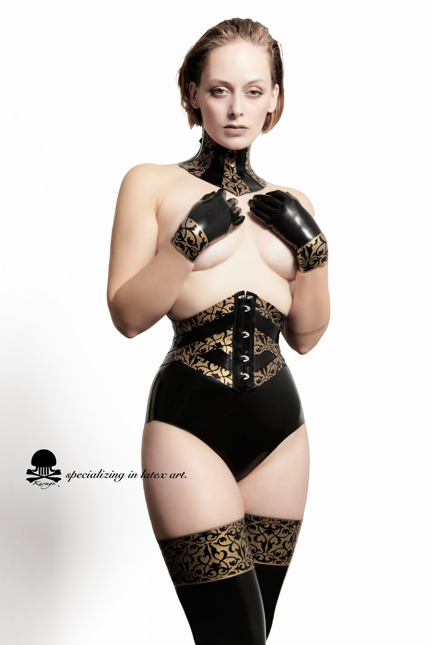 kurage latex クラゲラバー corset