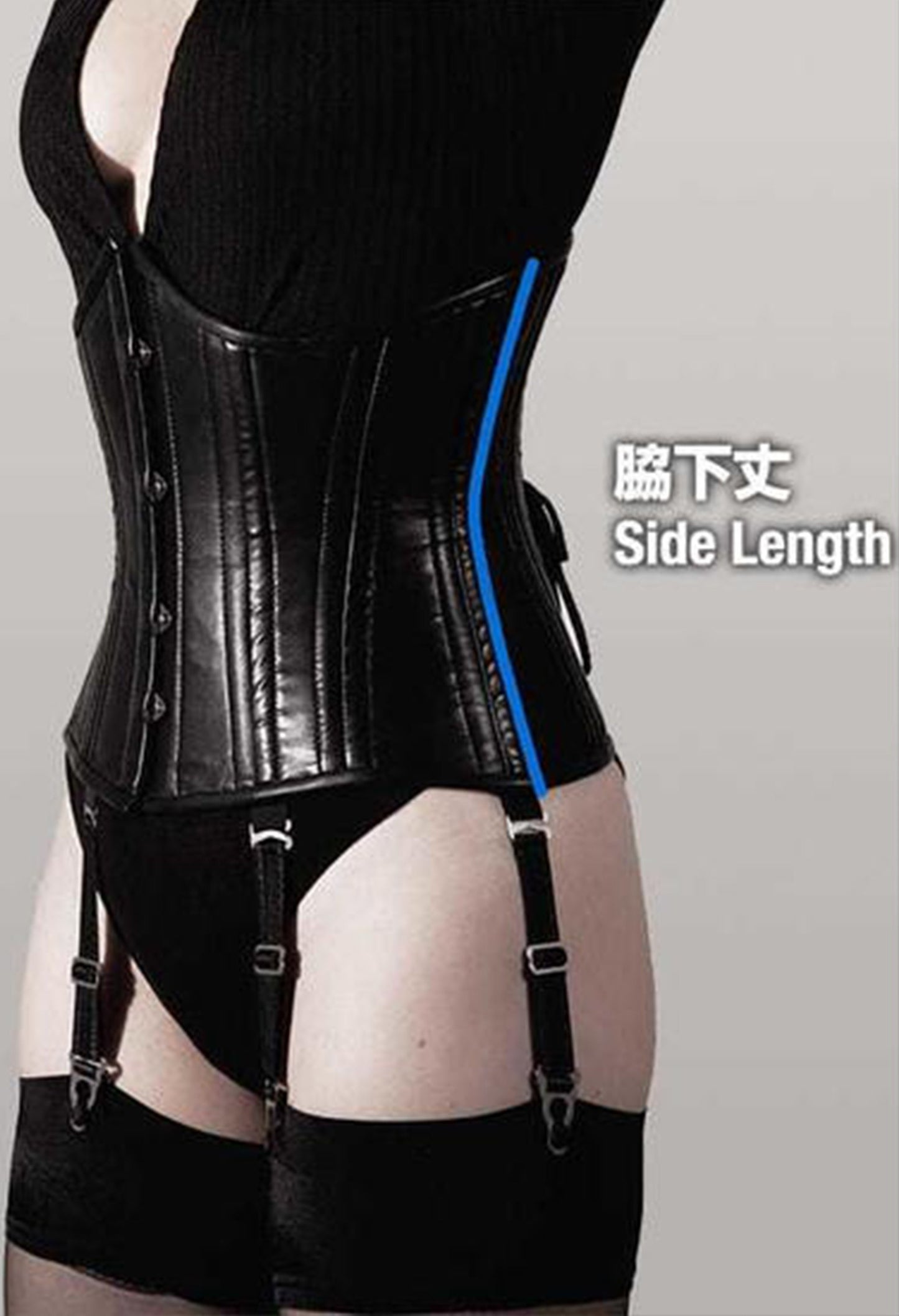 40%OFF!! Under Bust -Short- Leather Corset -即納-