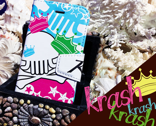 Kurageオリジナル手帳型スマホケース «krash krash»