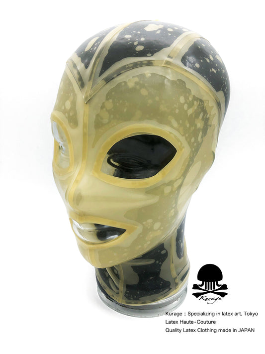 ラバーマスク 猿型 飴ゴム 2枚重ね