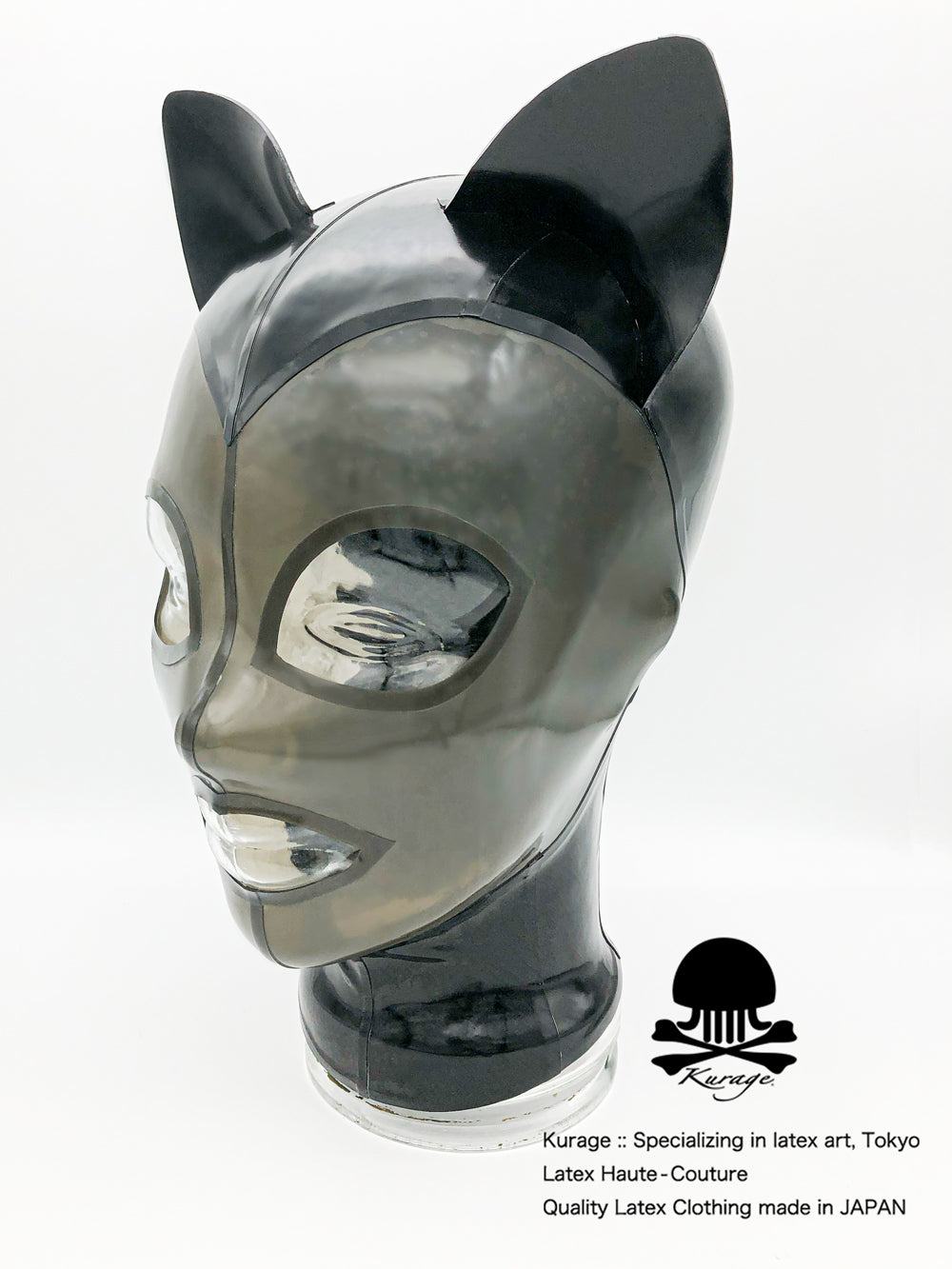 Latex Hood - Kitty - ラバーマスク - 猫耳 - – kurage.style-webshop