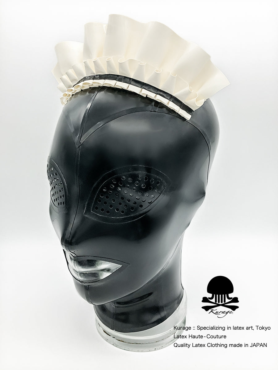 ラバーマスク メイド 目 ピンホール