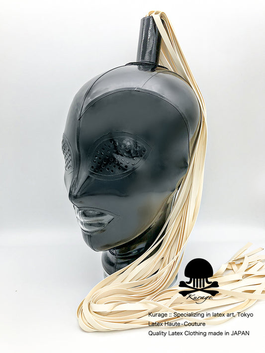 ラバーマスク 目ピンホール ラバーウィッグ