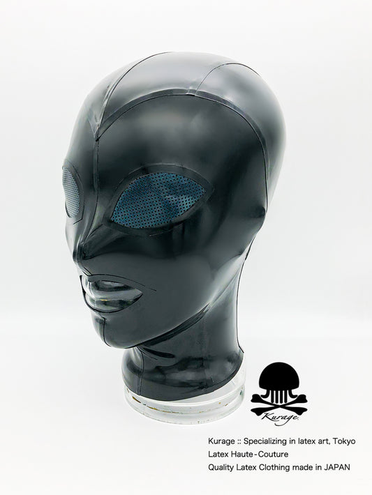 latexhood ラバーマスク 目 ピンホール