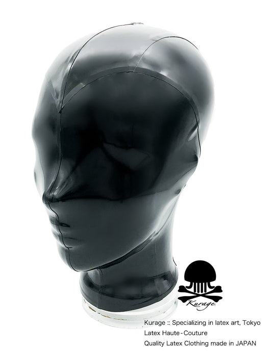 latexhood ラバーマスク 目、鼻、口、マイクロホール