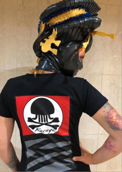 kurage latex art rubber クラゲ ラテックス アート ラバー オリジナル Tシャツ