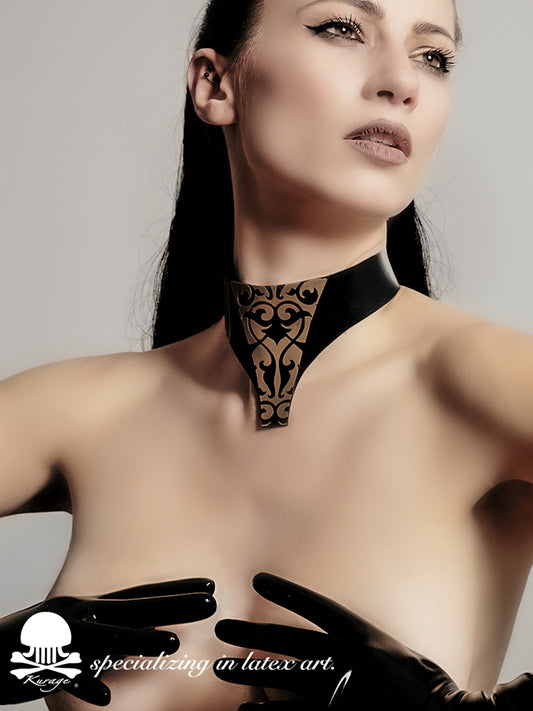 kurage latex art choker クラゲ ラバー ラテックス チョーカー アラベスク