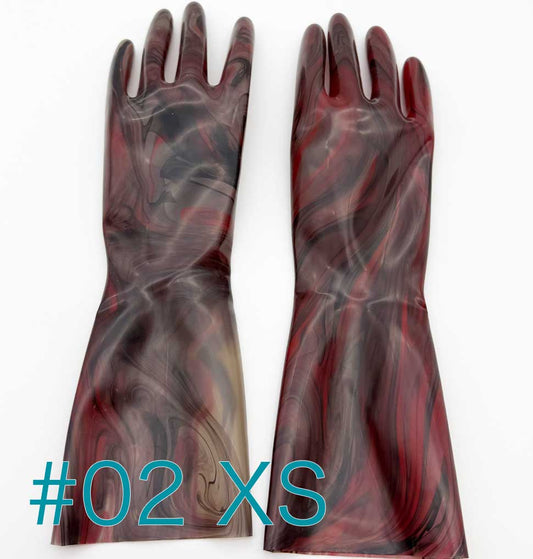 UNIQDSN ART SERIES マーブル #02 XS - MARBLE GLOVES  (Mid-Arm)