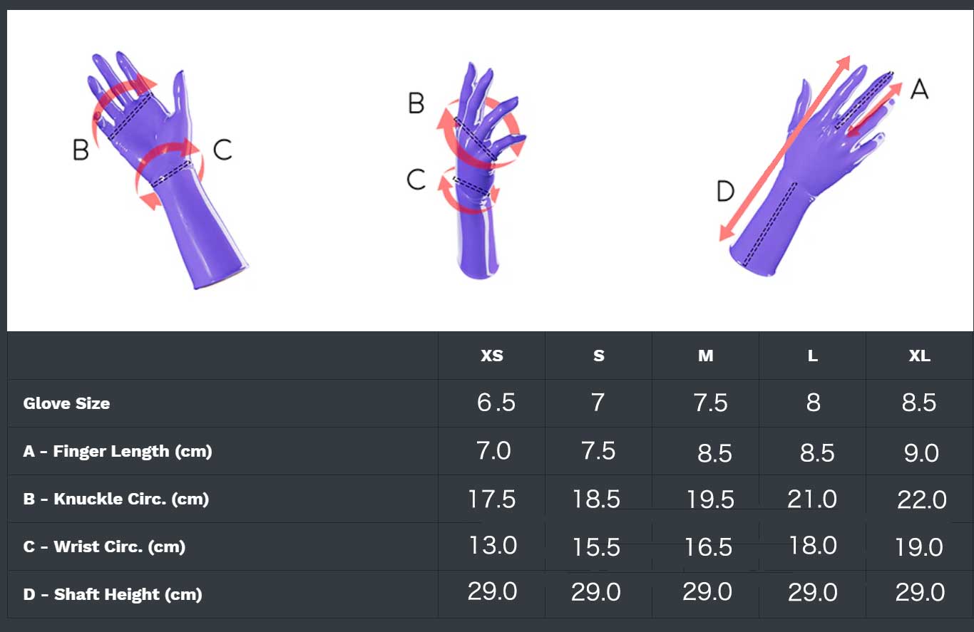 UNIQDSN UV Orang Gloves (Mid-Arm)