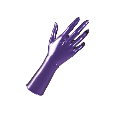 UNIQDSN Metallic Purple Gloves (Mid-Arm Length)