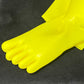 UNIQDSN  UV Yellow Toe Socks ( (Knee High)