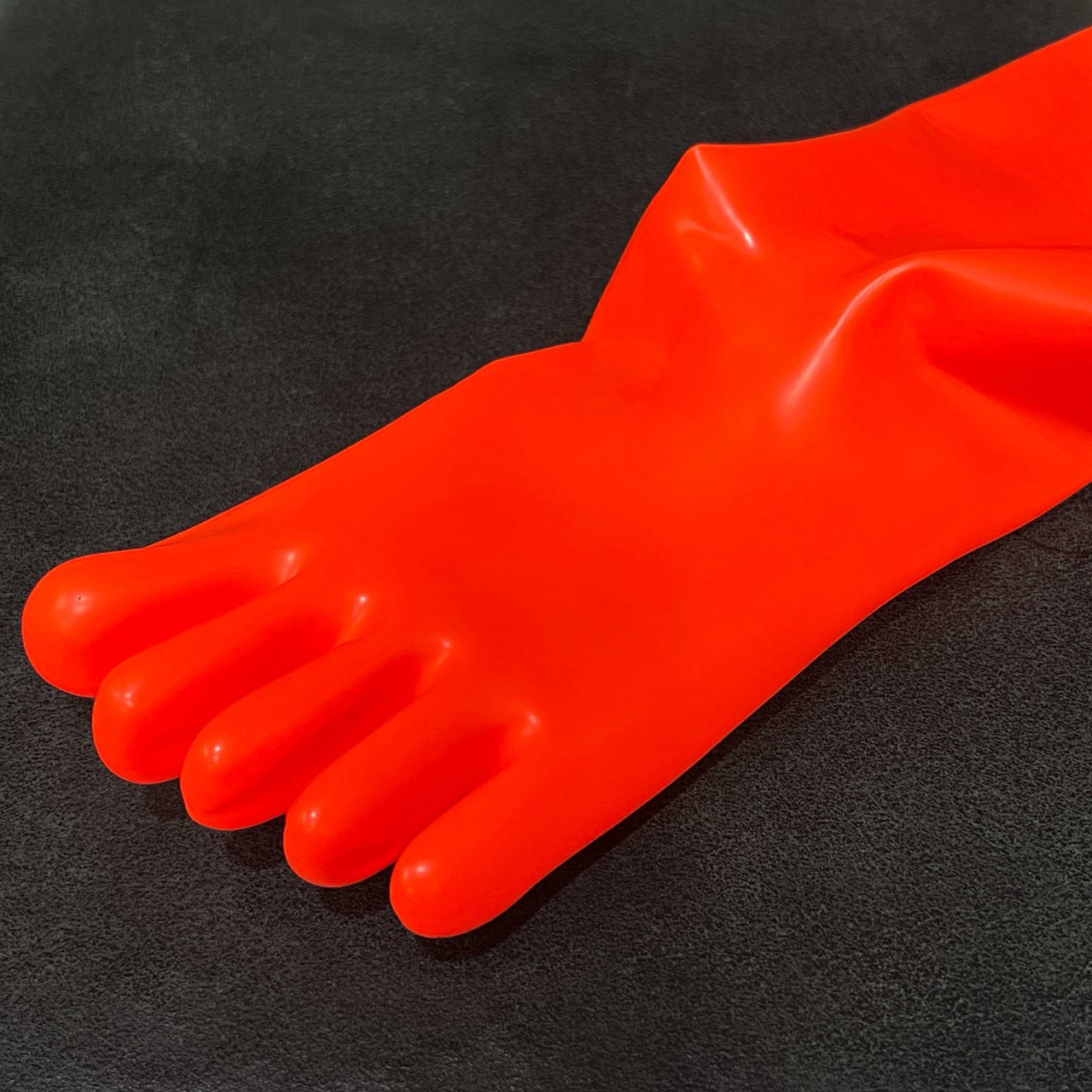 UNIQDSN  UV Orang Toe Socks ( (Knee High)