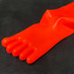 UNIQDSN  UV Orang Toe Socks ( (Knee High)