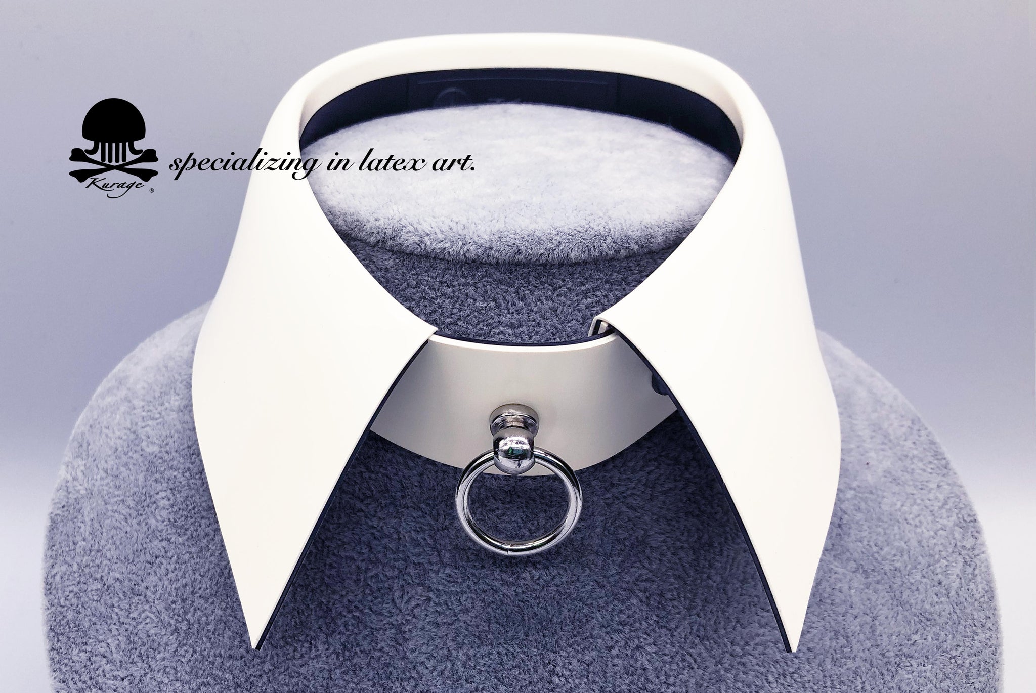 ラバー襟チョーカー LATEX COLLAR CHOKER - RING – kurage.style-webshop