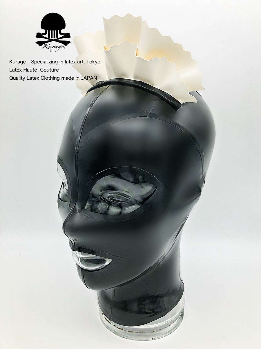 Latex Hood -Maid - ラバーマスク - メイドマスク - – kurage.style