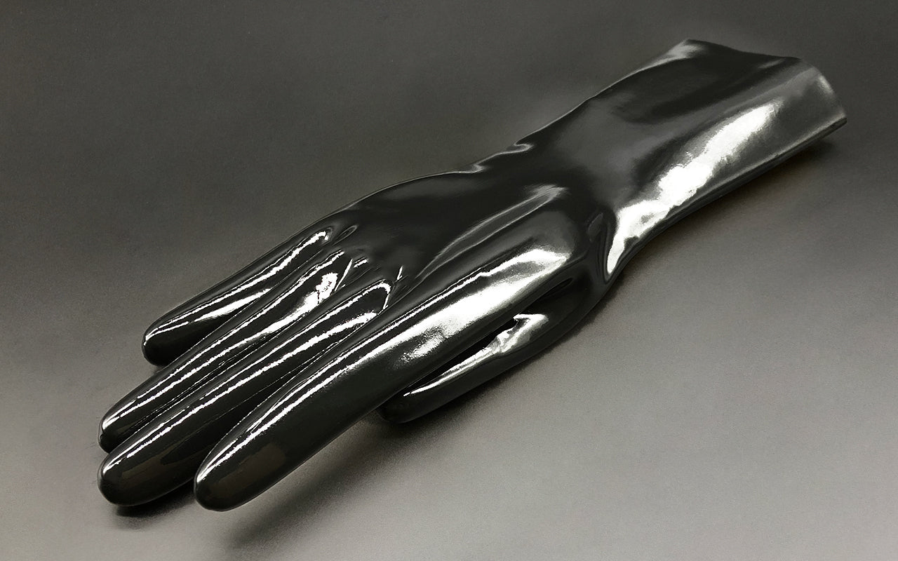 ラバー ショートグローブ Lady's Latex Short Gloves -即納 ラバー ショートグローブ Lady's Latex Short Gloves -即納